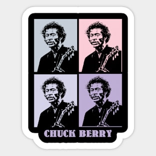 Chuck Berry 1977s Pop Art Sticker